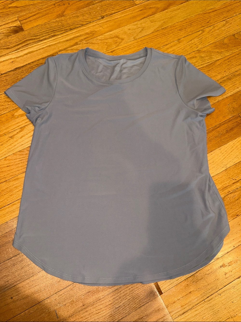 CRZ YOGA Short Sleeve Crew Tee in Dusty Gray
